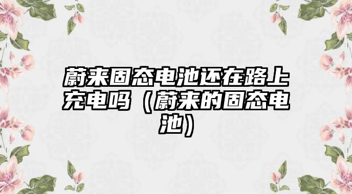 蔚來(lái)固態(tài)電池還在路上充電嗎（蔚來(lái)的固態(tài)電池）