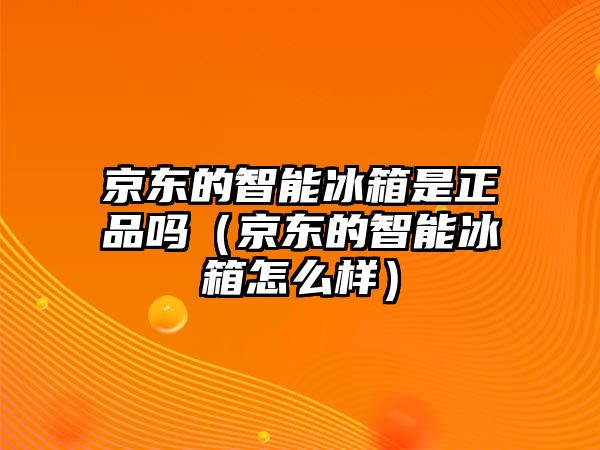 京東的智能冰箱是正品嗎（京東的智能冰箱怎么樣）