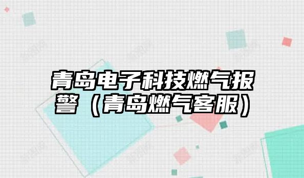 青島電子科技燃?xì)鈭?bào)警（青島燃?xì)饪头? class=