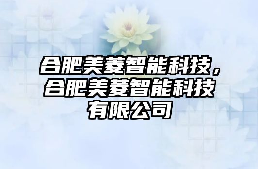 合肥美菱智能科技，合肥美菱智能科技有限公司