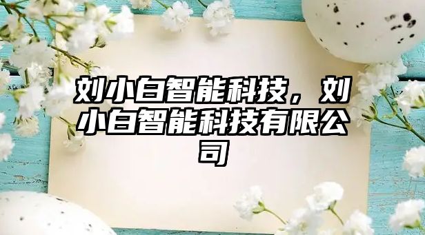 劉小白智能科技，劉小白智能科技有限公司