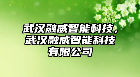 武漢融威智能科技，武漢融威智能科技有限公司