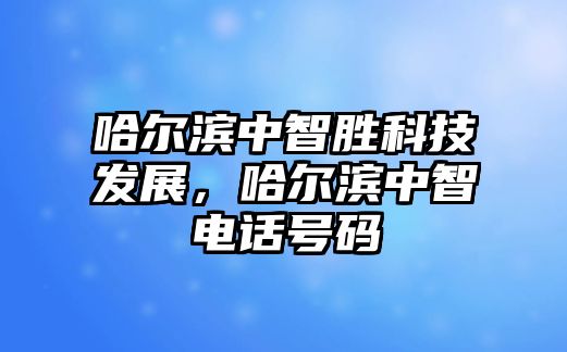 哈爾濱中智勝科技發(fā)展，哈爾濱中智電話號(hào)碼