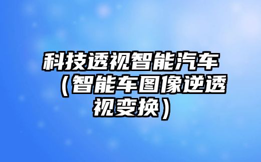 科技透視智能汽車（智能車圖像逆透視變換）