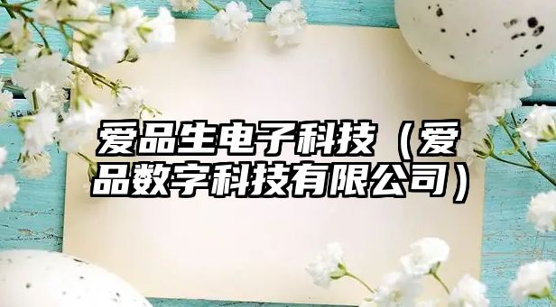 愛品生電子科技（愛品數(shù)字科技有限公司）