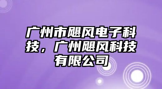 廣州市颶風(fēng)電子科技，廣州颶風(fēng)科技有限公司