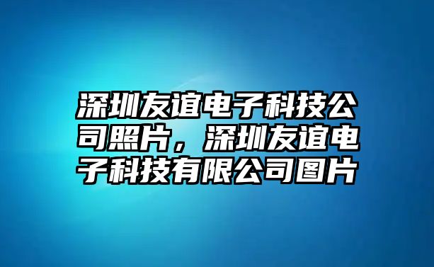 深圳友誼電子科技公司照片，深圳友誼電子科技有限公司圖片