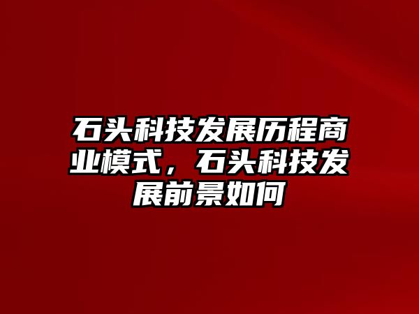 石頭科技發(fā)展歷程商業(yè)模式，石頭科技發(fā)展前景如何