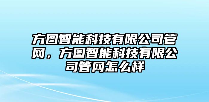 方圖智能科技有限公司管網(wǎng)，方圖智能科技有限公司管網(wǎng)怎么樣