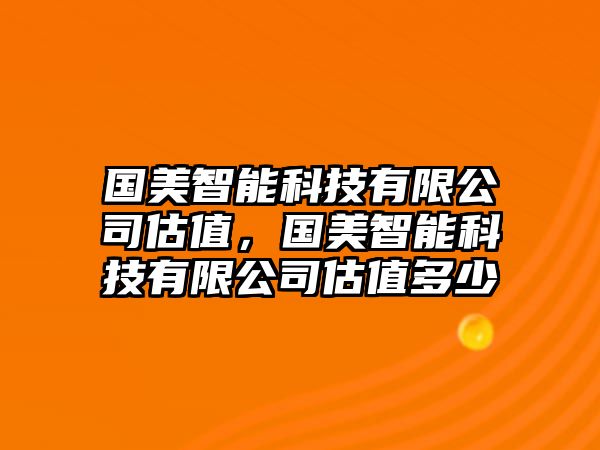 國美智能科技有限公司估值，國美智能科技有限公司估值多少