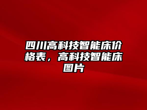 四川高科技智能床價格表，高科技智能床圖片