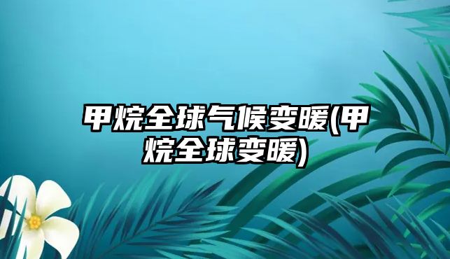 甲烷全球氣候變暖(甲烷全球變暖)