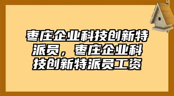 棗莊企業(yè)科技創(chuàng)新特派員，棗莊企業(yè)科技創(chuàng)新特派員工資