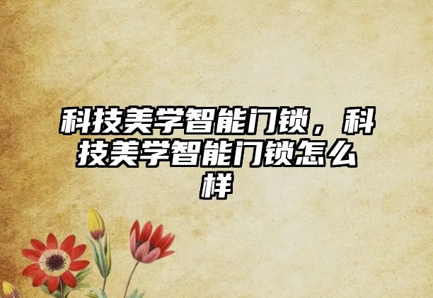 科技美學(xué)智能門鎖，科技美學(xué)智能門鎖怎么樣