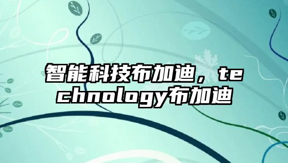 智能科技布加迪，technology布加迪