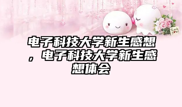 電子科技大學(xué)新生感想，電子科技大學(xué)新生感想體會(huì)